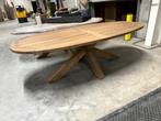 Ovale Teak buitentafel 240 x 120 cm, Huis en Inrichting, Teakhout, Zo goed als nieuw, Ophalen, Ovaal