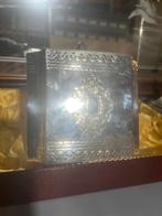 Antieke  verzilverde landerijnDoos met Ornamenten, Antiek en Kunst, Ophalen of Verzenden, Zilver