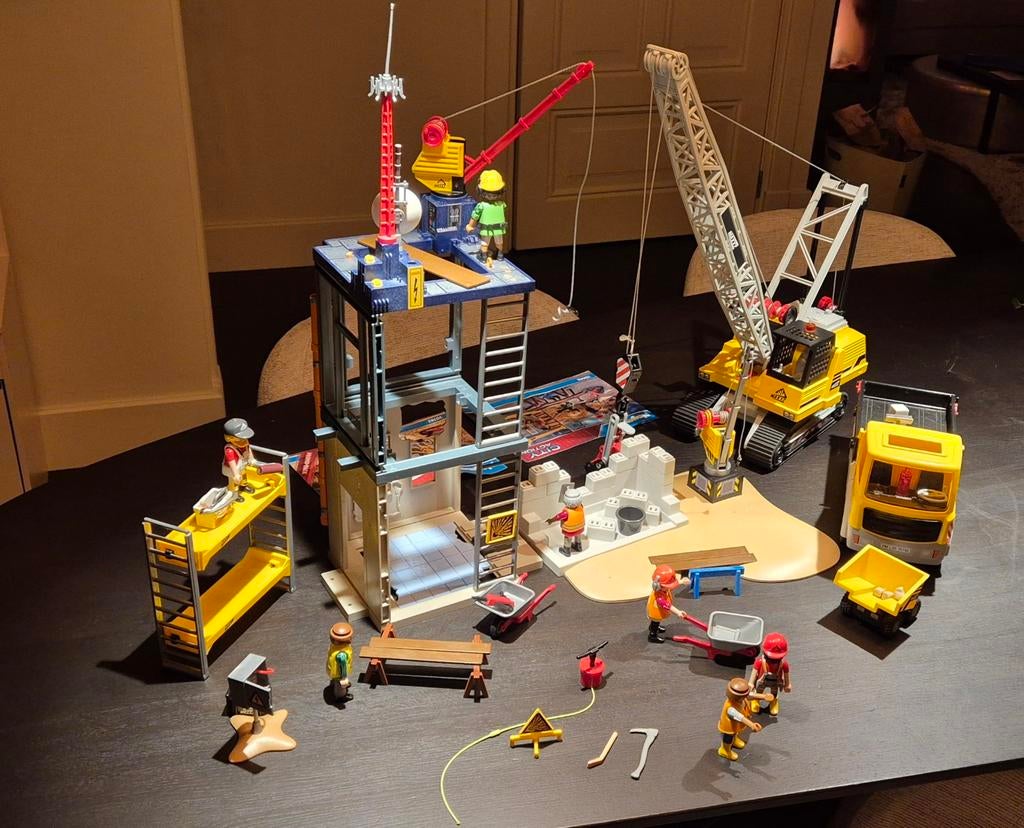 Playmobil bouwplaats 70442 70742 70446 70816, Kinderen en Baby's, Speelgoed | Playmobil, Ophalen of Verzenden, Zo goed als nieuw