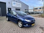 Peugeot 206 1.6-16V Air-line| 5DRS| AIRCO| NW APK (bj 2006), Auto's, Peugeot, Stof, Zwart, 4 cilinders, Blauw