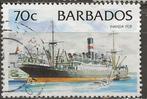 Barbados, Ophalen of Verzenden, Gestempeld, Midden-Amerika
