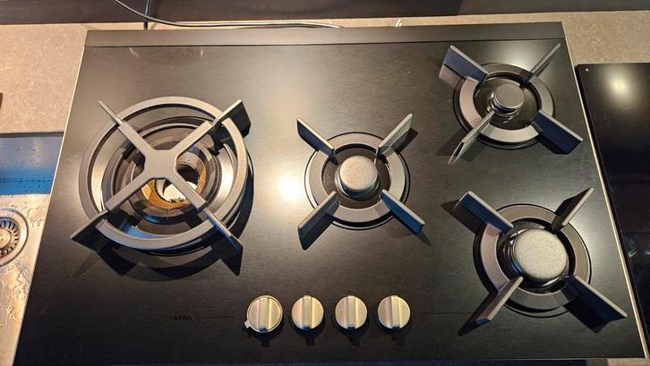 Atag gaskookplaat met 4 kookzones - Nieuw, Witgoed en Apparatuur, Fornuizen, Nieuw, Inbouw, Gas, 4 kookzones, 85 tot 90 cm, 60 cm of meer