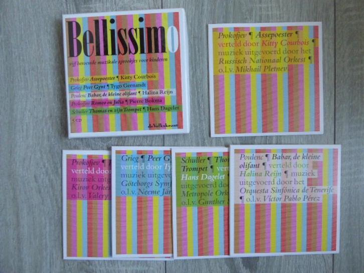 BELLISSIMO 5 beroemde muzikale sprookjes voor kinderen, Cd's en Dvd's, Cd's | Kinderen en Jeugd, Zo goed als nieuw, Verhaal of Sprookje