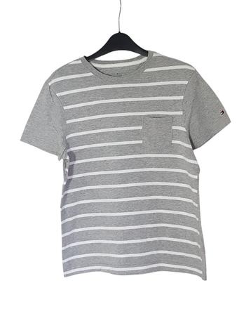 Stoer grijs-wit TOMMY HILFIGER shirt maat XS.  beschikbaar voor biedingen