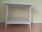 Tafel - Bijzettafel met plank, Huis en Inrichting, Gebruikt, Ophalen of Verzenden, 75 cm of meer, Modern
