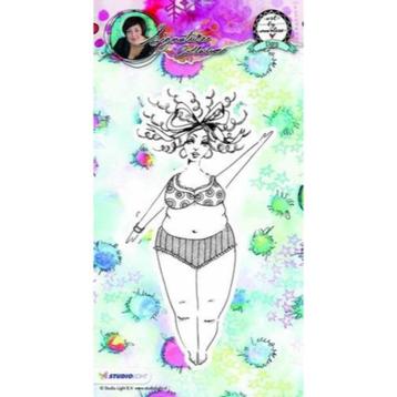 OPRUIMING! Cling Stamp Chubby Chicks Art By Marlene nr.04 beschikbaar voor biedingen