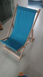 strandstoel ligstoel opklapbaar, Ophalen of Verzenden, Zo goed als nieuw, Hout