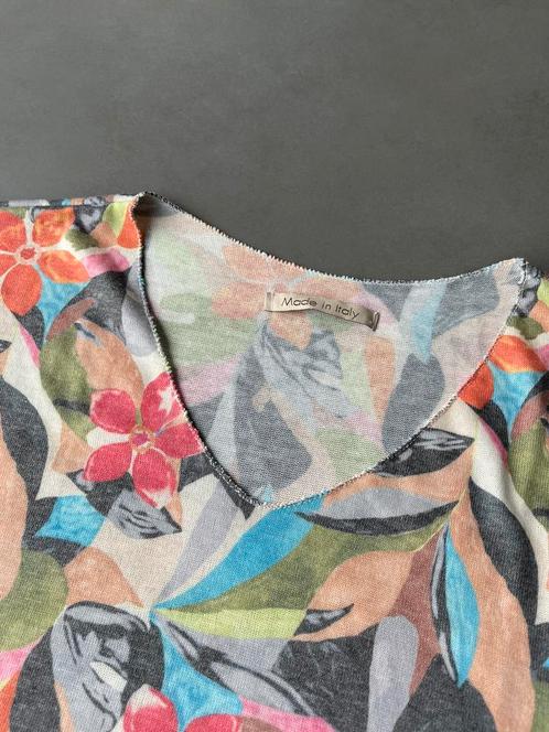 Nieuw pastel gebloemd made in Italy shirt, maat XL, Kleding | Dames, T-shirts, Nieuw, Maat 46/48 (XL) of groter, Overige kleuren