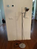 Hustadt Leuchten vintage vloerlamp Spot Chrome, Huis en Inrichting, Lampen | Vloerlampen, Gebruikt, 100 tot 150 cm, Metaal, Ophalen