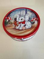 Vintage Koektrommel met Olifant en Vriendjes, Verzamelen, Ophalen of Verzenden, Gebruikt, Koek(jes)