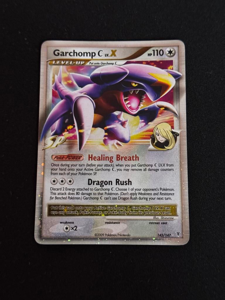 Garchomp C LV.X - 145/147, Ophalen of Verzenden, Gebruikt, Losse kaart, Foil