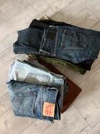 Denim / jeans broeken van o.a. levi’s, selected, etc., Blauw, W32 (confectie 46) of kleiner, Ophalen of Verzenden, Zo goed als nieuw