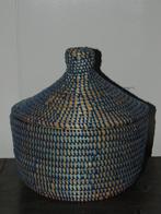 Mand met deksel 23 cm fairtrade handwerk India € 14,95, Ophalen, Nieuw