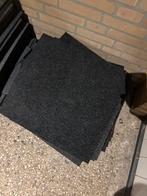Tapijttegels - Zwart/Grijs, Huis en Inrichting, Stoffering | Vloerbedekking, Gebruikt, Ophalen of Verzenden, Grijs, Tapijttegels
