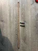 roede met houders, Ophalen, Minder dan 50 cm, Bruin, Zo goed als nieuw