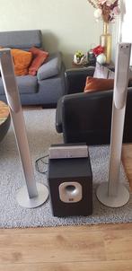 3 jvc speakers + jbl subwoofer, Audio, Tv en Foto, Home Cinema-sets, Overige merken, 70 watt of meer, Gebruikt, Ophalen of Verzenden