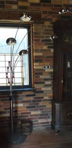 Elegante vloerlamp met marmeren voet, Ophalen, Gebruikt, Metaal, 150 tot 200 cm