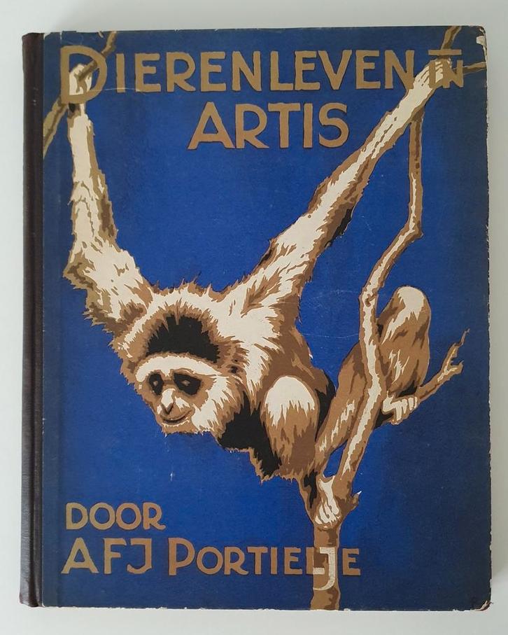 Verkade album Dierenleven in Artis Portielje, Boeken, Prentenboeken en Plaatjesalbums, Gelezen, Ophalen of Verzenden