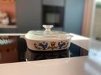 Vintage Corning Ware ovenschaal Country Festival (1975), Antiek en Kunst, Ophalen of Verzenden