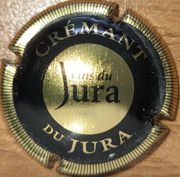 Crémant du Jura capsule glanzend goud & zwart nr.10a beschikbaar voor biedingen
