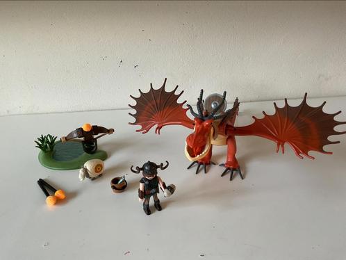 Playmobil Dragons - Snotvlek en Haaktand - 9459, Kinderen en Baby's, Speelgoed | Playmobil, Gebruikt, Ophalen of Verzenden