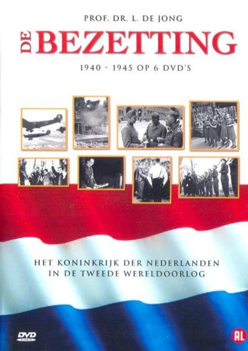 De bezetting - Prof Dr. L. De Jong - 6 dvd set, Cd's en Dvd's, Dvd's | Documentaire en Educatief, Zo goed als nieuw, Alle leeftijden