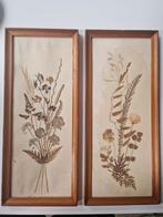 Leuke vintage gedroogde bloemen lijstjes, Ophalen, Minder dan 50 cm, Zo goed als nieuw, Minder dan 50 cm