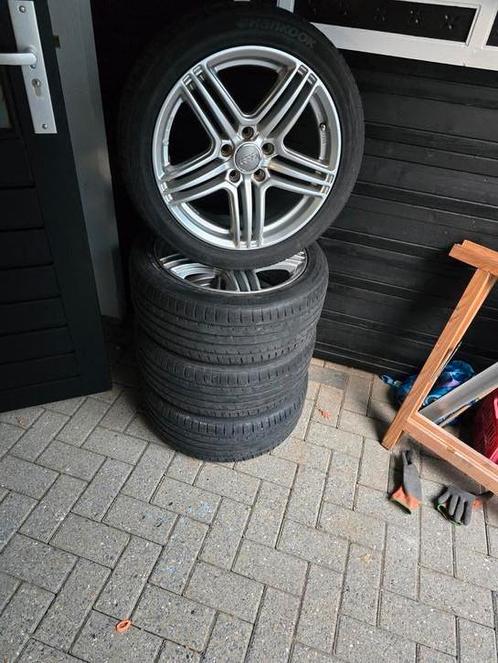 mooie set velgen te koop 17 inch Goede banden 5x112, Auto-onderdelen, Banden en Velgen, Banden en Velgen, Zomerbanden, 17 inch