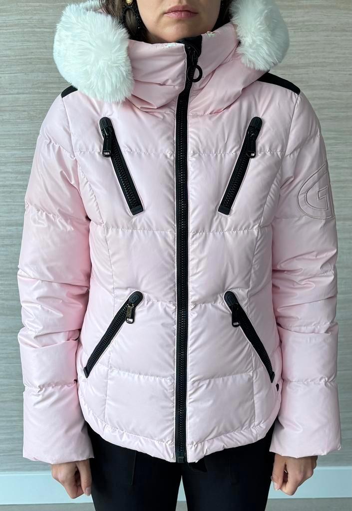 Roze Goldbergh jas te koop, Kleding | Dames, Jassen | Winter, Gedragen, Maat 38/40 (M), Roze, Verzenden