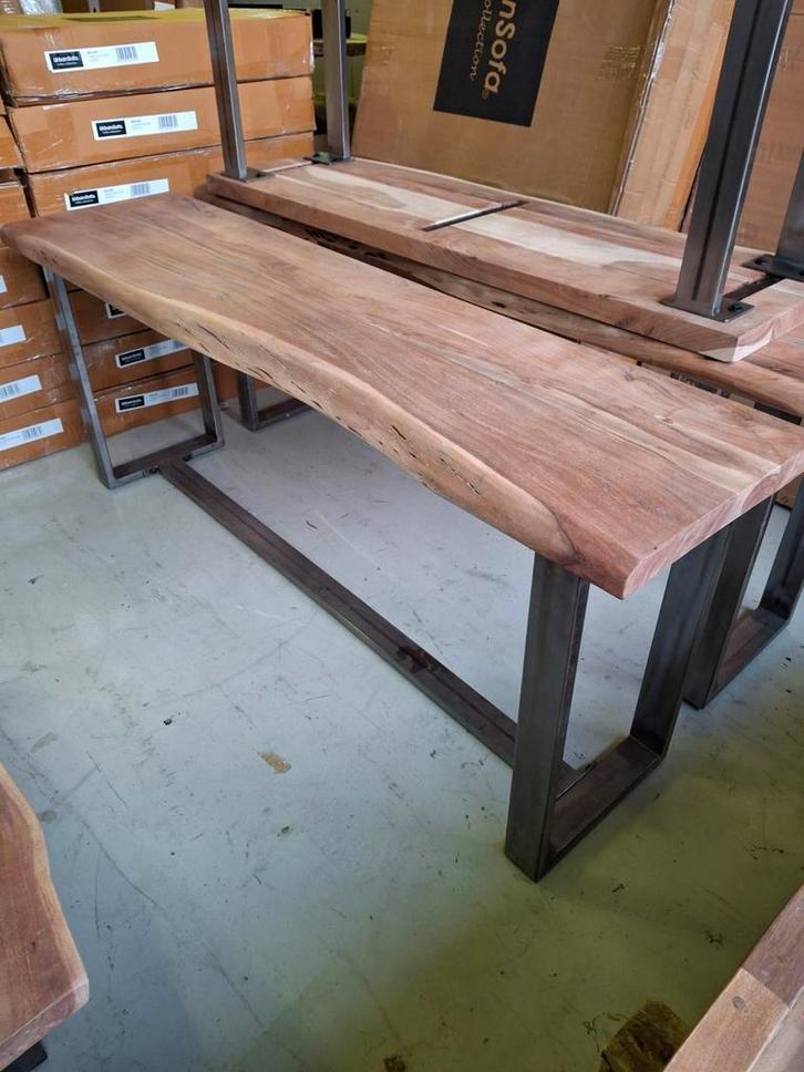 Urban sofa bruuts sidetable , 190x45x78 accaciahout, Huis en Inrichting, Tafels | Sidetables, Nieuw, 25 tot 50 cm, Rechthoekig