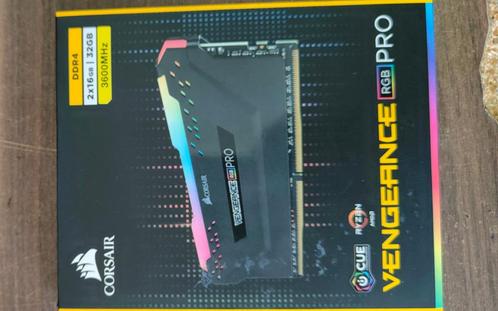 Corsair DDR4 Vengeance RGB Pro 2x16GB 3600, Computers en Software, RAM geheugen, Nieuw, Desktop, 32 GB, DDR4, Ophalen of Verzenden