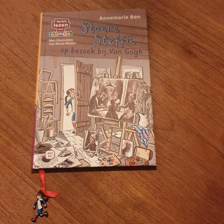 Annemarie Bon - Stoere Steffie op bezoek bij van Gogh, Boeken, Kinderboeken | Jeugd | onder 10 jaar, Zo goed als nieuw, Fictie algemeen
