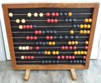 Om 1900 GROOT Telraam + Krijtbord School Onderwijs Rekenles, Antiek en Kunst, Ophalen