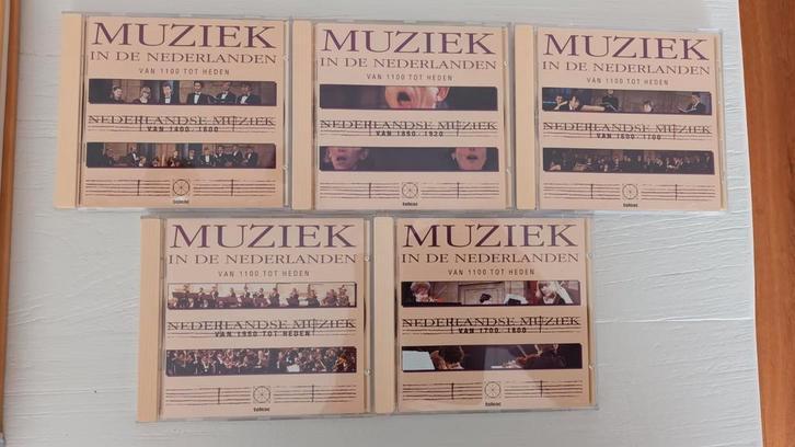 Muziek in de Nederlanden (5 cd + boek) Teleac, Cd's en Dvd's, Cd's | Klassiek, Zo goed als nieuw, Barok, Ophalen of Verzenden