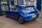 Renault Clio 1.0 TCe 90 GPF techno | Prijs rijklaar incl. 12, 12 maanden, Gebruikt, Blauw, Leder en Stof