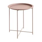 2x bijzettafel Randerup (roze), 45 tot 60 cm, Minder dan 55 cm, Gebruikt, Rond