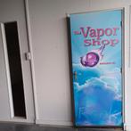 The vaporshop reclame prent op een deur l, Ophalen, Gebruikt