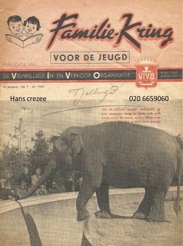 zoek Vivo Familiekring Familie-Kring voor de jeugd 1950 1951 beschikbaar voor biedingen