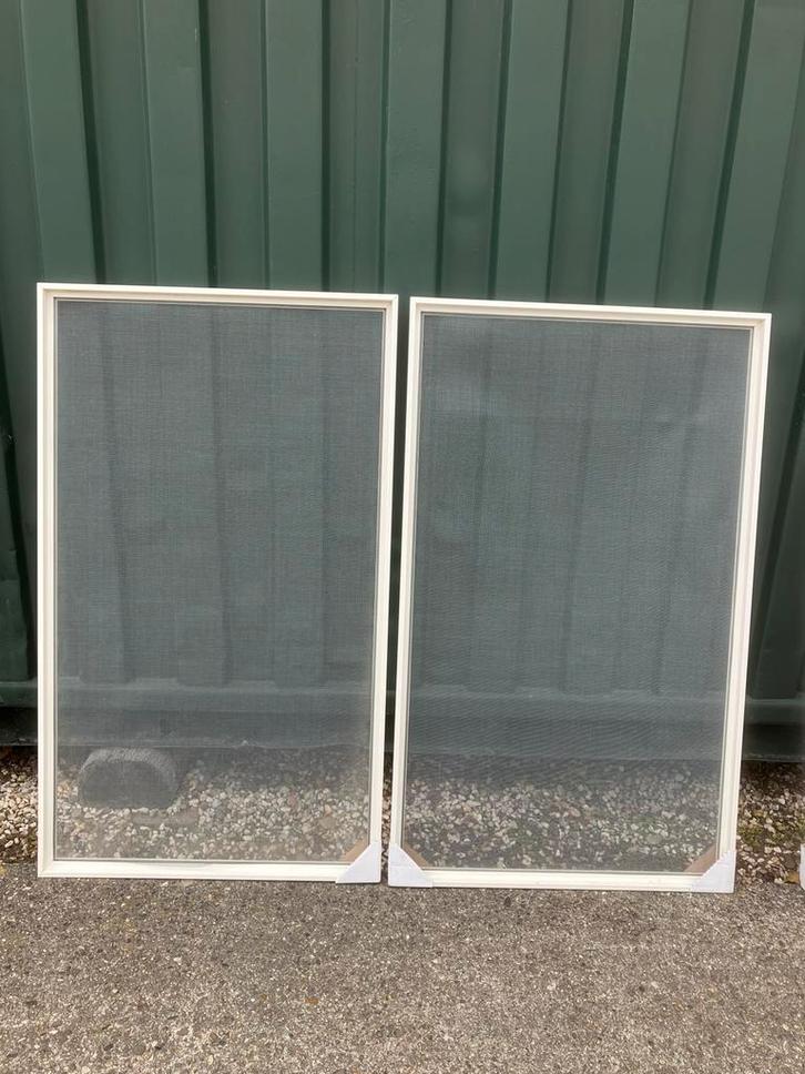 Nieuwe inzet horren kleur creme, Doe-het-zelf en Verbouw, Deuren en Horren, Nieuw, Overige typen, Minder dan 200 cm, 80 tot 100 cm