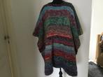 Boho zelf gebreide poncho in mooie kleuren, Verzenden, Nieuw, Overige kleuren, Trui of Vest