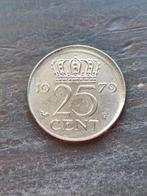 25 cent 1979 juliana misslag, Postzegels en Munten, Munten | Nederland, Ophalen of Verzenden, Koningin Juliana, 25 cent