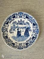 Delfts Blauw Wandbord Petrus Regout Fantaisie, Ophalen of Verzenden