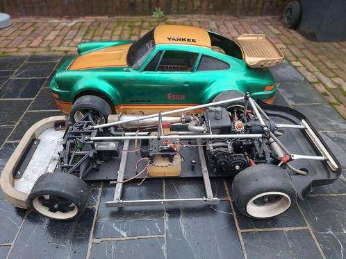 Yankee 1/4 schaal Porsche, motor en servos werken!!, Hobby en Vrije tijd, Modelbouw | Radiografisch | Auto's, Gebruikt, Auto onroad
