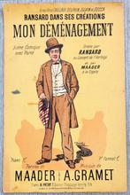 Mon Déménagement - Ransard - R. Boutillié ill., Antiek en Kunst, Kunst | Litho's en Zeefdrukken, Ophalen of Verzenden