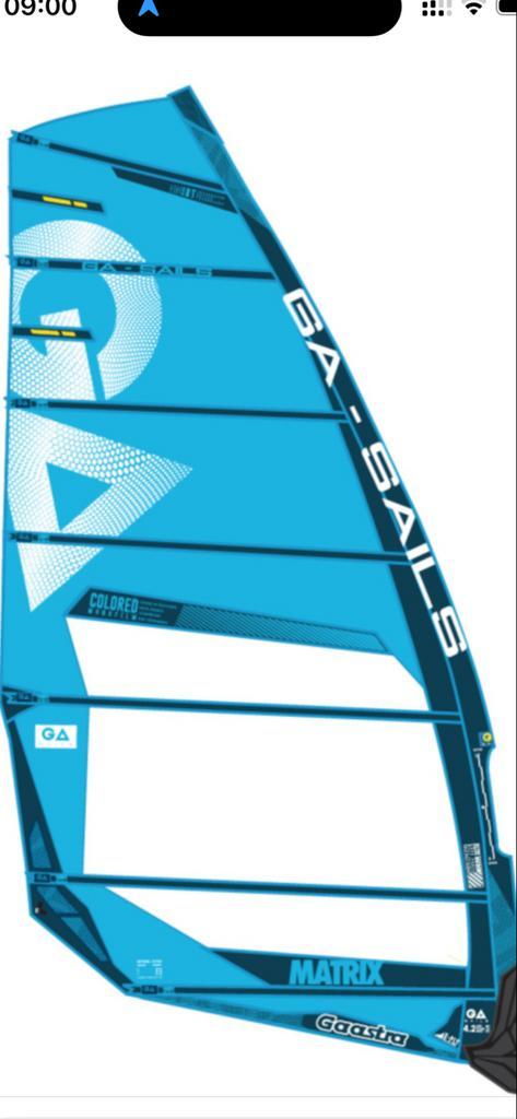 Gaastra GA Hybrid 5.6 Windsurfzeil, Watersport en Boten, Windsurfen, Gebruikt, Zeil, 5 tot 7 m², Ophalen of Verzenden