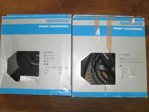 2 SHIMANO CRANKSTELLEN FC-MT 101 en FC-TY 501., Fietsen en Brommers, Fietsaccessoires | Overige Fietsaccessoires, Nieuw, Ophalen of Verzenden