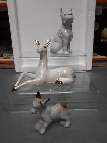 3 VINTAGE DIEREN BEELDJES in PERFECTE STAAT voor 10 E  beschikbaar voor biedingen