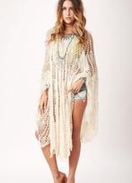 Nieuwe Antik Batik gehaakte écru poncho, TU, Antik Batik, Verzenden, Nieuw, Overige kleuren