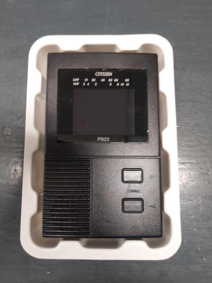 Citizen P822H Vintage Pocket TV, Audio, Tv en Foto, Vintage Televisies, Gebruikt, Minder dan 40 cm, Overige merken, Ophalen of Verzenden
