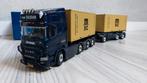 Wsi Suijdam Scania container combi nch systeem containers, Hobby en Vrije tijd, Modelauto's | 1:50, Ophalen of Verzenden, Nieuw